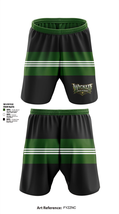 Wicked Cheer Academy Athletic Shorts With Pockets - 5