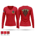 Det 3, 18 CWS 59542634 Women's Long Sleeve V-neck Shirt - 1