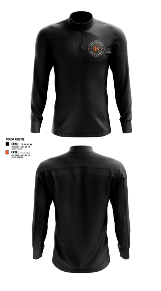 Quarter Zip Jacket, Iron mountain outlaws, Wrestling, Teamtime, Team time, sublimation, custom sports apparel, team uniforms, spirit wear, spiritwear, sports uniforms, custom shirts, team store, custom team store, fundraiser sports, apparel fundraiser