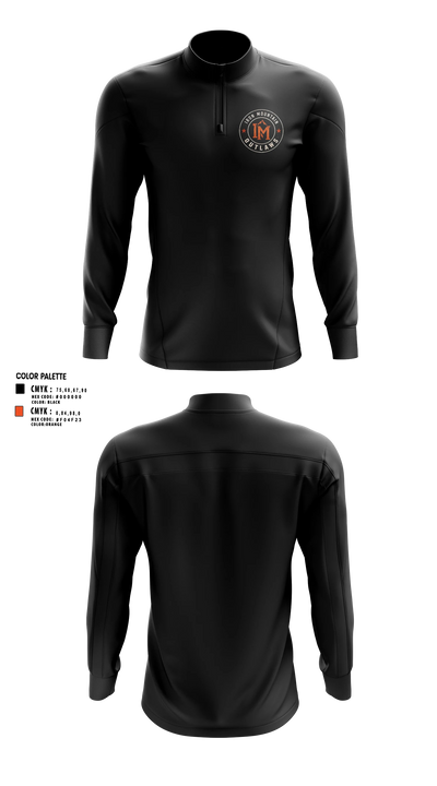 Iron mountain outlaws 97351578 Quarter Zip Jacket - 101