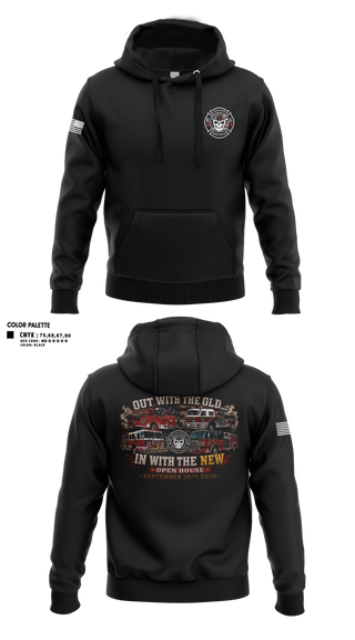 Hoodie, Great Notch Fire Company #4, Fire Department, Teamtime, Team time, sublimation, custom sports apparel, team uniforms, spirit wear, spiritwear, sports uniforms, custom shirts, team store, custom team store, fundraiser sports, apparel fundraiser