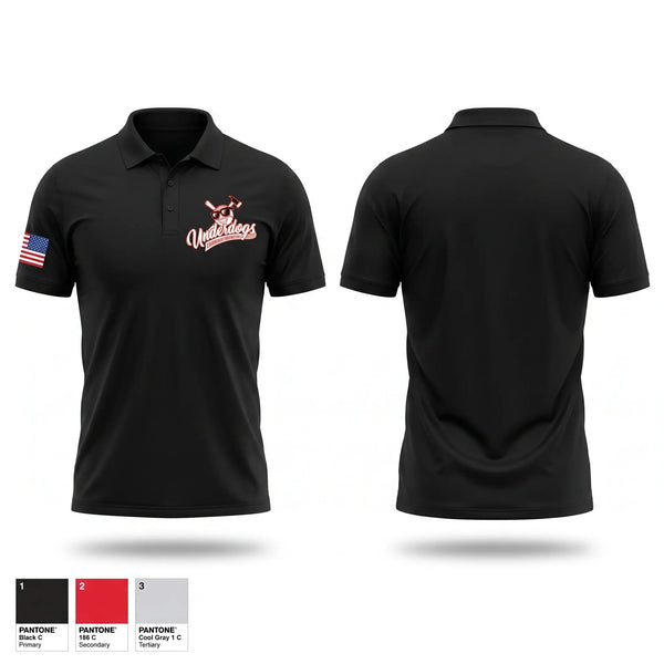 Short Sleeve Performance Polo, Edinburgh Fire Softball, Fire Department, Teamtime, Team time, sublimation, custom sports apparel, team uniforms, spirit wear, spiritwear, sports uniforms, custom shirts, team store, custom team store, fundraiser sports, apparel fundraiser