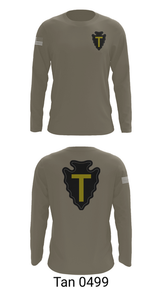 Long Sleeve Performance Shirt, B CO 3-141, Army, Teamtime, Team time, sublimation, custom sports apparel, team uniforms, spirit wear, spiritwear, sports uniforms, custom shirts, team store, custom team store, fundraiser sports, apparel fundraiser