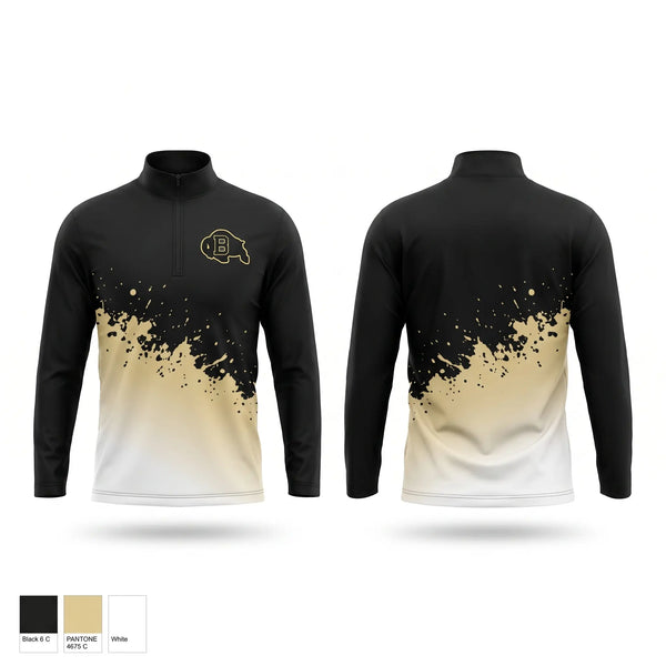Quarter Zip Jacket, Buffalo Bison, Men's Soccer, Teamtime, Team time, sublimation, custom sports apparel, team uniforms, spirit wear, spiritwear, sports uniforms, custom shirts, team store, custom team store, fundraiser sports, apparel fundraiser
