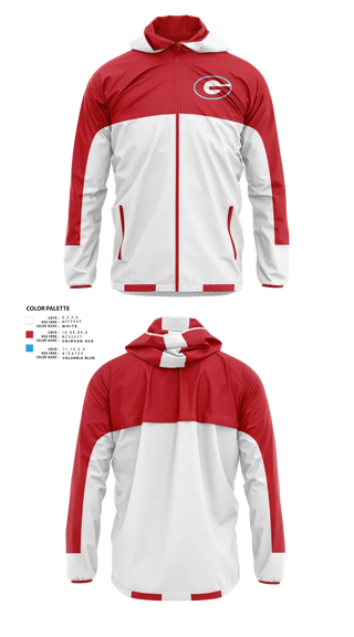 Windbreaker, Granger Lancers Football, , Teamtime, Team time, sublimation, custom sports apparel, team uniforms, spirit wear, spiritwear, sports uniforms, custom shirts, team store, custom team store, fundraiser sports, apparel fundraiser
