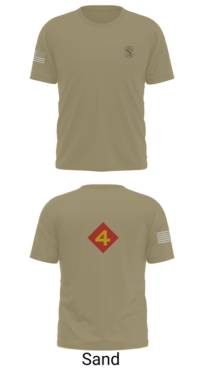 14th Marine regiment 4th Marine corps division 57481844 Short Sleeve Performance Shirt - 96