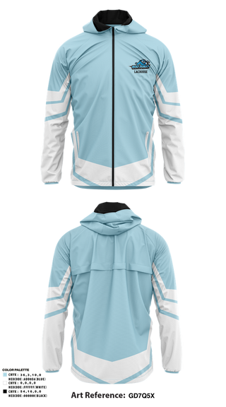 Windbreaker, Holy Family University Lacrosse, Women's Lacrosse, Teamtime, Team time, sublimation, custom sports apparel, team uniforms, spirit wear, spiritwear, sports uniforms, custom shirts, team store, custom team store, fundraiser sports, apparel fundraiser