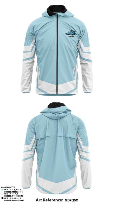 Holy Family University Lacrosse 37330829 Windbreaker - 1