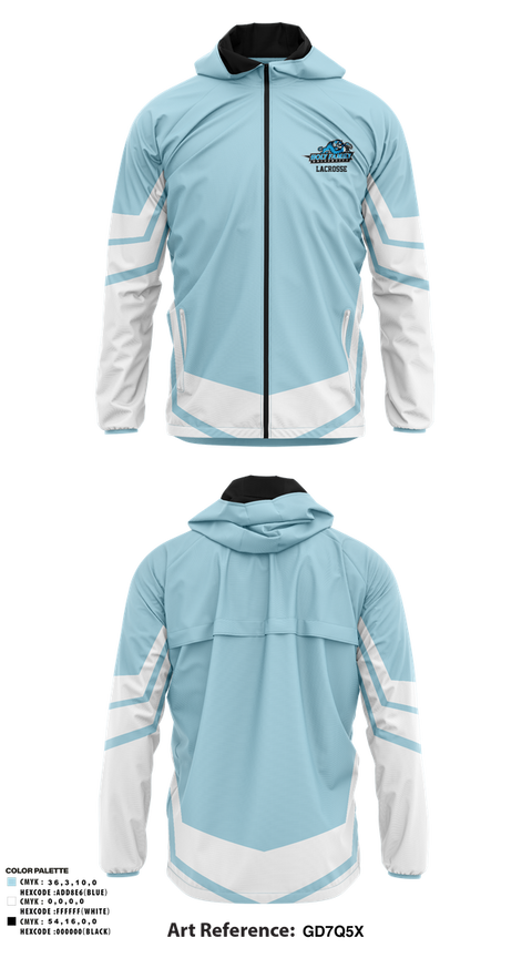 Windbreaker, Holy Family University Lacrosse, Women's Lacrosse, Teamtime, Team time, sublimation, custom sports apparel, team uniforms, spirit wear, spiritwear, sports uniforms, custom shirts, team store, custom team store, fundraiser sports, apparel fundraiser