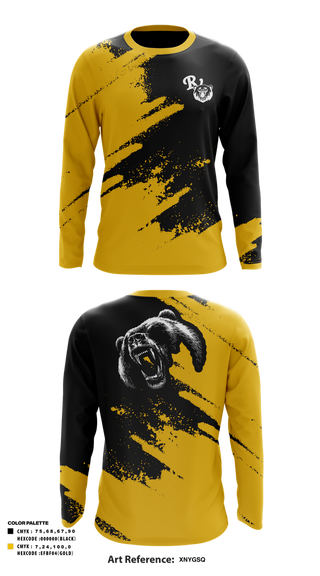 Long Sleeve Performance Shirt, River View Black Bears, Swimming, Teamtime, Team time, sublimation, custom sports apparel, team uniforms, spirit wear, spiritwear, sports uniforms, custom shirts, team store, custom team store, fundraiser sports, apparel fundraiser