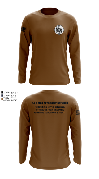 Long Sleeve Performance Shirt, Joint Base San Antonio 4A/MSC, , Teamtime, Team time, sublimation, custom sports apparel, team uniforms, spirit wear, spiritwear, sports uniforms, custom shirts, team store, custom team store, fundraiser sports, apparel fundraiser