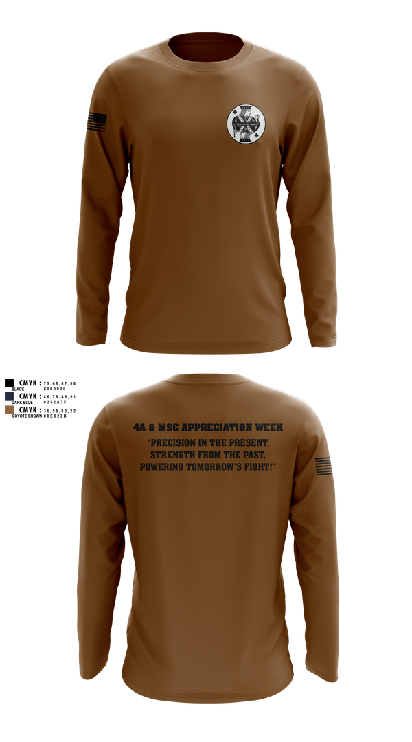 Long Sleeve Performance Shirt, Joint Base San Antonio 4A/MSC, , Teamtime, Team time, sublimation, custom sports apparel, team uniforms, spirit wear, spiritwear, sports uniforms, custom shirts, team store, custom team store, fundraiser sports, apparel fundraiser