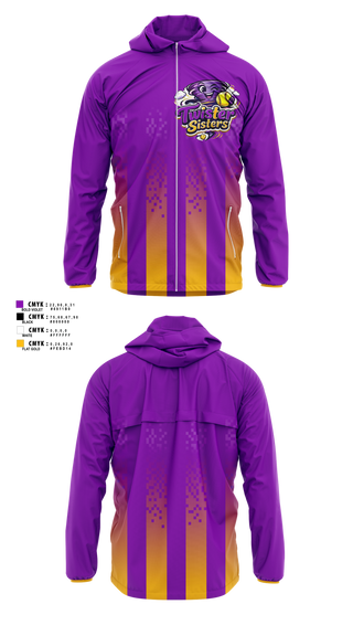 Windbreaker, Twister Sisters, Softball, Teamtime, Team time, sublimation, custom sports apparel, team uniforms, spirit wear, spiritwear, sports uniforms, custom shirts, team store, custom team store, fundraiser sports, apparel fundraiser