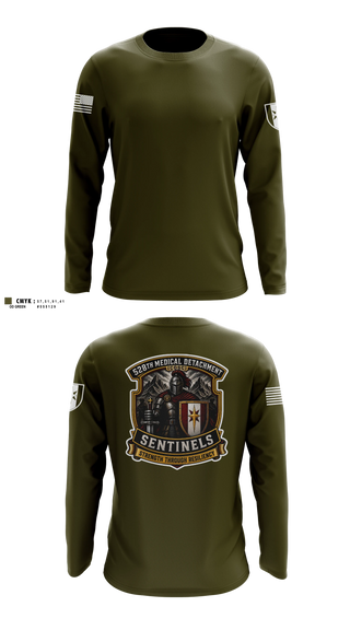 Long Sleeve Performance Shirt, 528th MED DET COSC, Army, Teamtime, Team time, sublimation, custom sports apparel, team uniforms, spirit wear, spiritwear, sports uniforms, custom shirts, team store, custom team store, fundraiser sports, apparel fundraiser
