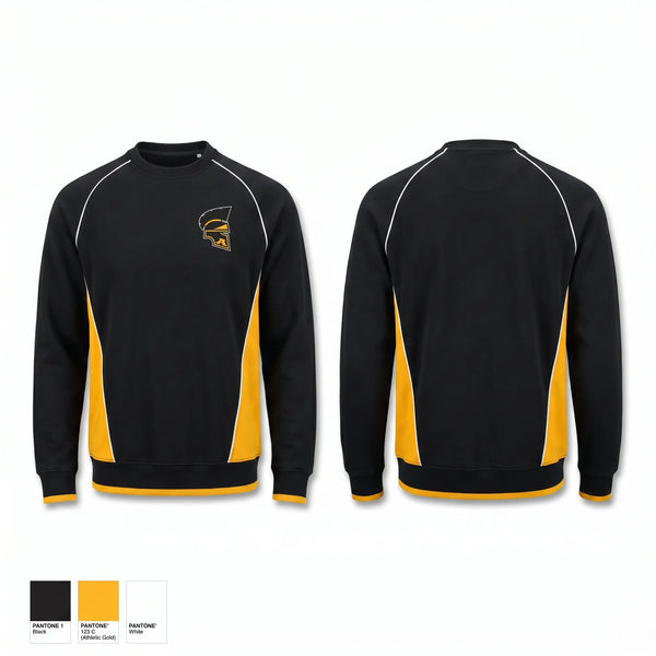 Crew Neck Sweatshirt, Amity Spartans, Cheer, Teamtime, Team time, sublimation, custom sports apparel, team uniforms, spirit wear, spiritwear, sports uniforms, custom shirts, team store, custom team store, fundraiser sports, apparel fundraiser