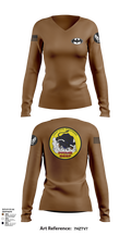 185th CES 20489835 Women's Long Sleeve V-neck Shirt - 101