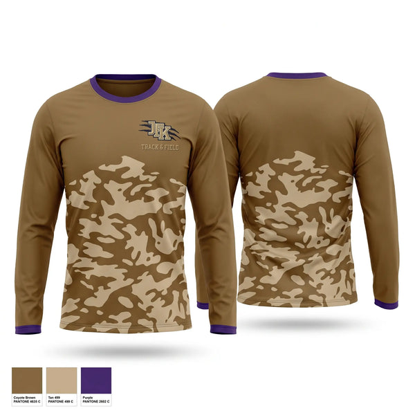 Long Sleeve Performance Shirt, Cougars, Track & Field, Teamtime, Team time, sublimation, custom sports apparel, team uniforms, spirit wear, spiritwear, sports uniforms, custom shirts, team store, custom team store, fundraiser sports, apparel fundraiser