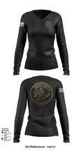 Recruit Processing 31438936 Women's Long Sleeve V-neck Shirt - 2