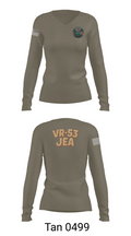 VR-53 68911207 Women's Long Sleeve V-neck Shirt - 73