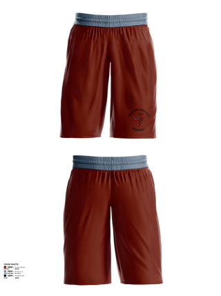 Womens Basketball Shorts, Bradford Middle School Tornadoes, Women's Basketball, Teamtime, Team time, sublimation, custom sports apparel, team uniforms, spirit wear, spiritwear, sports uniforms, custom shirts, team store, custom team store, fundraiser sports, apparel fundraiser