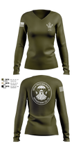 301 76362745 Women's Long Sleeve V-neck Shirt - 1