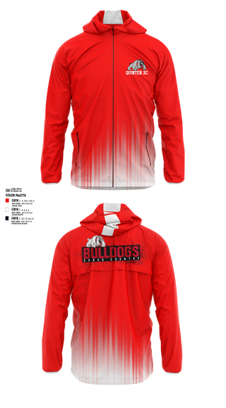 Windbreaker, Quinter XC, Cross Country, Teamtime, Team time, sublimation, custom sports apparel, team uniforms, spirit wear, spiritwear, sports uniforms, custom shirts, team store, custom team store, fundraiser sports, apparel fundraiser