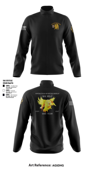 Fleece Jacket, 361 MLC, Army, Teamtime, Team time, sublimation, custom sports apparel, team uniforms, spirit wear, spiritwear, sports uniforms, custom shirts, team store, custom team store, fundraiser sports, apparel fundraiser