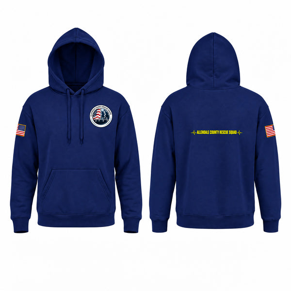 Hoodie, Allendale County Rescue Squad, EMS/EMT, Teamtime, Team time, sublimation, custom sports apparel, team uniforms, spirit wear, spiritwear, sports uniforms, custom shirts, team store, custom team store, fundraiser sports, apparel fundraiser
