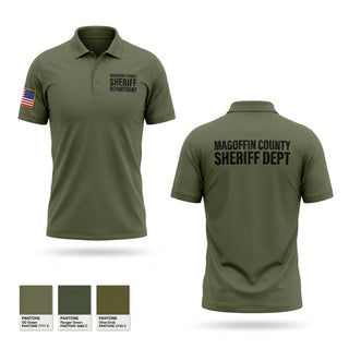 Short Sleeve Performance Polo, Magoffin county sheriff department, Police, Teamtime, Team time, sublimation, custom sports apparel, team uniforms, spirit wear, spiritwear, sports uniforms, custom shirts, team store, custom team store, fundraiser sports, apparel fundraiser