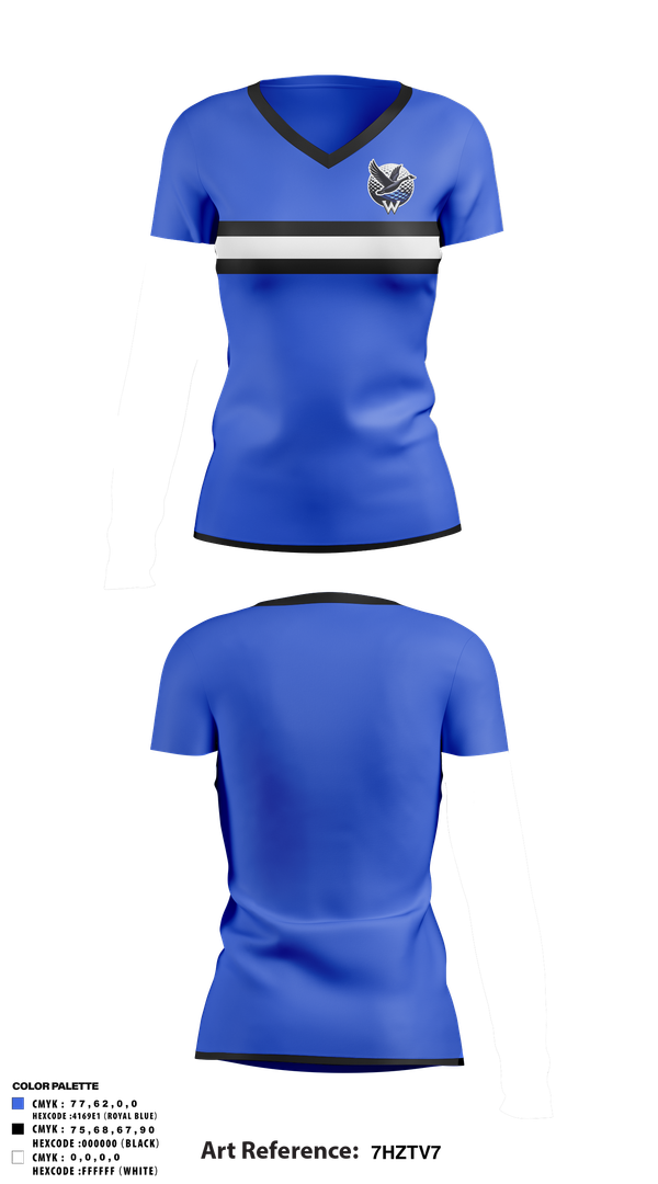 Womens Short Sleeve Vneck Shirt, Watertown High School Golf, Golf, Teamtime, Team time, sublimation, custom sports apparel, team uniforms, spirit wear, spiritwear, sports uniforms, custom shirts, team store, custom team store, fundraiser sports, apparel fundraiser
