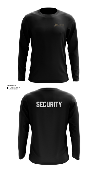 Long Sleeve Performance Shirt, Black Tier Executive Protection, , Teamtime, Team time, sublimation, custom sports apparel, team uniforms, spirit wear, spiritwear, sports uniforms, custom shirts, team store, custom team store, fundraiser sports, apparel fundraiser