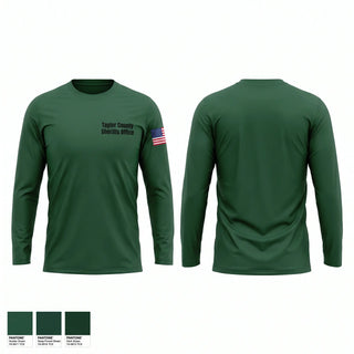 Long Sleeve Performance Shirt, Taylor County Sheriff’s Office, Police, Teamtime, Team time, sublimation, custom sports apparel, team uniforms, spirit wear, spiritwear, sports uniforms, custom shirts, team store, custom team store, fundraiser sports, apparel fundraiser
