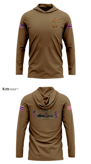 Long Sleeve hooded sunshirt, RTSM-HI, Army, Teamtime, Team time, sublimation, custom sports apparel, team uniforms, spirit wear, spiritwear, sports uniforms, custom shirts, team store, custom team store, fundraiser sports, apparel fundraiser