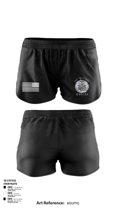1st Platoon Cobras 66141258 Women's Shorts - 1