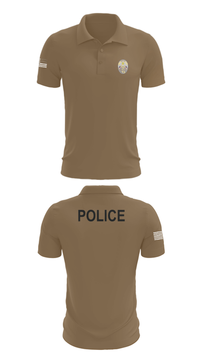 Miami Police Department 88232990 Short Sleeve Performance Polo - 7