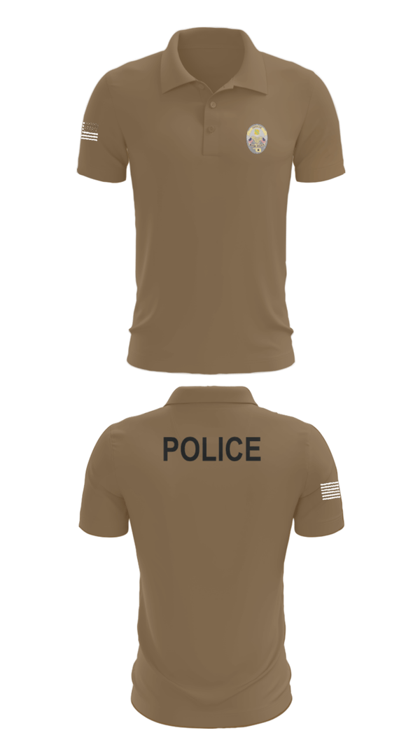 Short Sleeve Performance Polo, Miami Police Department, Police, Teamtime, Team time, sublimation, custom sports apparel, team uniforms, spirit wear, spiritwear, sports uniforms, custom shirts, team store, custom team store, fundraiser sports, apparel fundraiser
