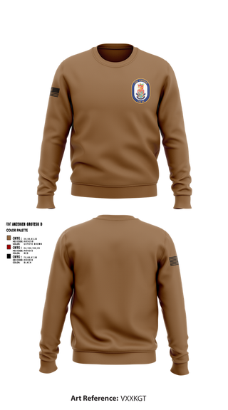 Crew Neck Sweatshirt, USS CHOSIN, , Teamtime, Team time, sublimation, custom sports apparel, team uniforms, spirit wear, spiritwear, sports uniforms, custom shirts, team store, custom team store, fundraiser sports, apparel fundraiser