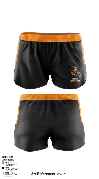 Womens Shorts, Fernley Dance Team, Spirit Store, Teamtime, Team time, sublimation, custom sports apparel, team uniforms, spirit wear, spiritwear, sports uniforms, custom shirts, team store, custom team store, fundraiser sports, apparel fundraiser