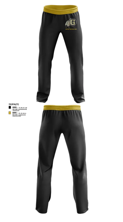 Gaffney High School Golf 40140863 Sweatpants - 123