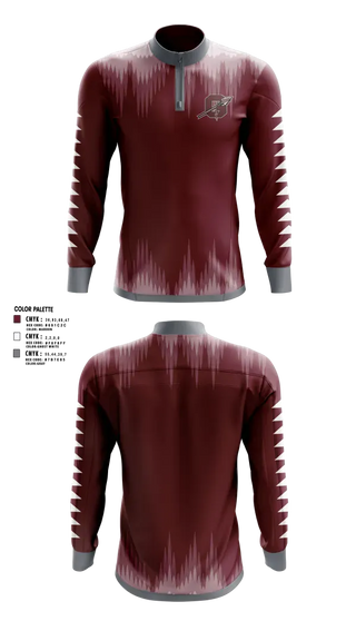 Quarter Zip Jacket, Ganado, Spirit Store, Teamtime, Team time, sublimation, custom sports apparel, team uniforms, spirit wear, spiritwear, sports uniforms, custom shirts, team store, custom team store, fundraiser sports, apparel fundraiser