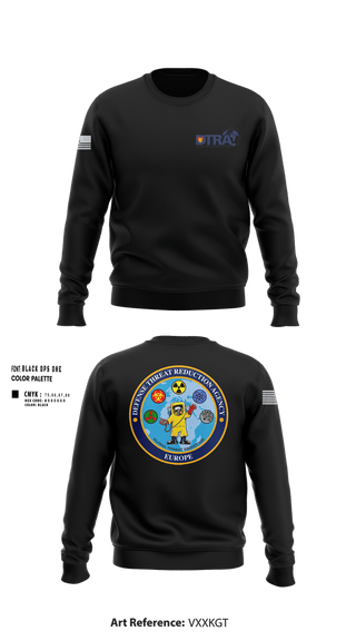 Crew Neck Sweatshirt, DTRA-Europe, Army, Teamtime, Team time, sublimation, custom sports apparel, team uniforms, spirit wear, spiritwear, sports uniforms, custom shirts, team store, custom team store, fundraiser sports, apparel fundraiser