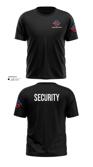 Old School Cotton Feel Shirt, Sahara Global Security, Fire Department, Teamtime, Team time, sublimation, custom sports apparel, team uniforms, spirit wear, spiritwear, sports uniforms, custom shirts, team store, custom team store, fundraiser sports, apparel fundraiser
