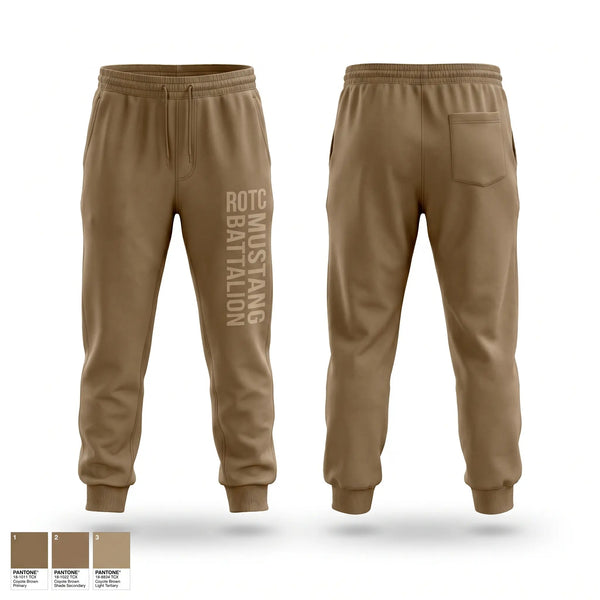 Sweatpants, ROTC Mustang Battalion, Army, Teamtime, Team time, sublimation, custom sports apparel, team uniforms, spirit wear, spiritwear, sports uniforms, custom shirts, team store, custom team store, fundraiser sports, apparel fundraiser