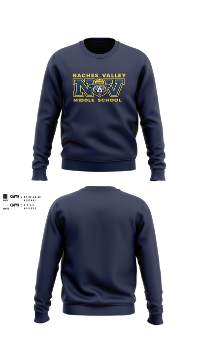 Naches Valley Ranger Basketball Crew Neck Sweatshirt - 9
