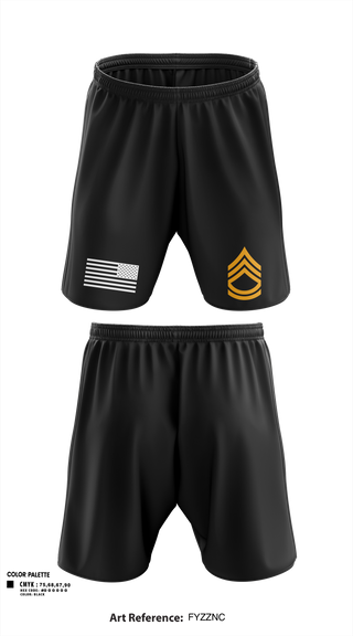 Athletic Shorts With Pockets, Personnel and Organizational Readiness Battalion, National Guard, Teamtime, Team time, sublimation, custom sports apparel, team uniforms, spirit wear, spiritwear, sports uniforms, custom shirts, team store, custom team store, fundraiser sports, apparel fundraiser