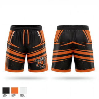 Athletic Shorts With Pockets, Leesburg Jackets Cheer, Cheer, Teamtime, Team time, sublimation, custom sports apparel, team uniforms, spirit wear, spiritwear, sports uniforms, custom shirts, team store, custom team store, fundraiser sports, apparel fundraiser