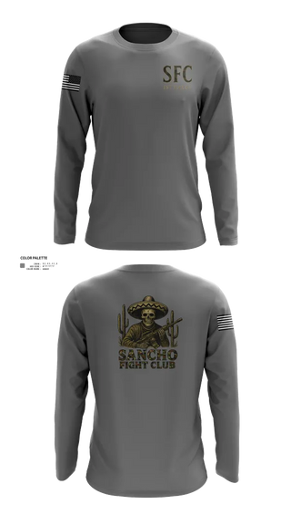 Long Sleeve Performance Shirt, Sancho Fight Club, , Teamtime, Team time, sublimation, custom sports apparel, team uniforms, spirit wear, spiritwear, sports uniforms, custom shirts, team store, custom team store, fundraiser sports, apparel fundraiser