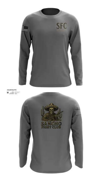 Sancho Fight Club 22906489 Long Sleeve Performance Shirt 22