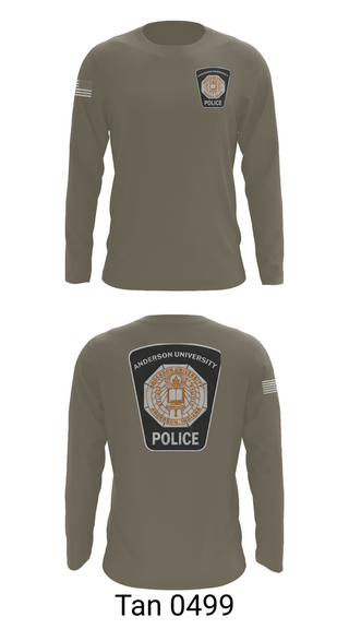 Long Sleeve Performance Shirt, Anderson University Police, Police, Teamtime, Team time, sublimation, custom sports apparel, team uniforms, spirit wear, spiritwear, sports uniforms, custom shirts, team store, custom team store, fundraiser sports, apparel fundraiser