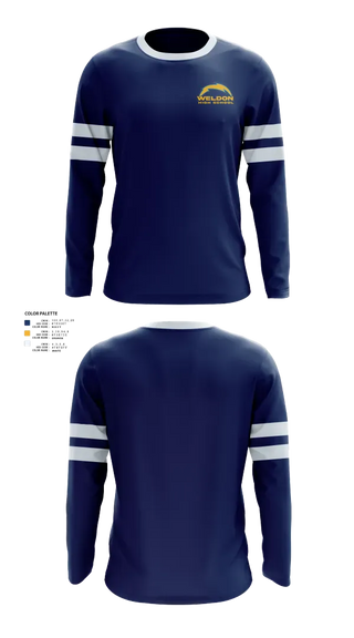Long Sleeve Performance Shirt, Weldon High School Baseball, Baseball, Teamtime, Team time, sublimation, custom sports apparel, team uniforms, spirit wear, spiritwear, sports uniforms, custom shirts, team store, custom team store, fundraiser sports, apparel fundraiser